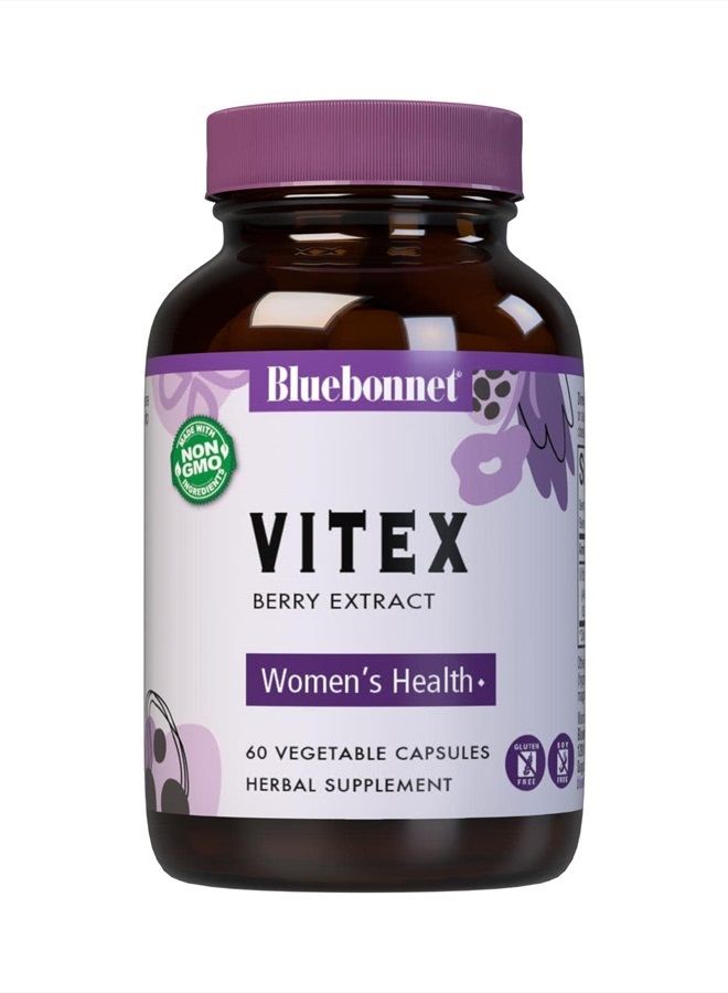 Bluebonnet Nutrition Standardized Vitex Berry Extract, Chaste Tree Berry, 60 Count - Image 2