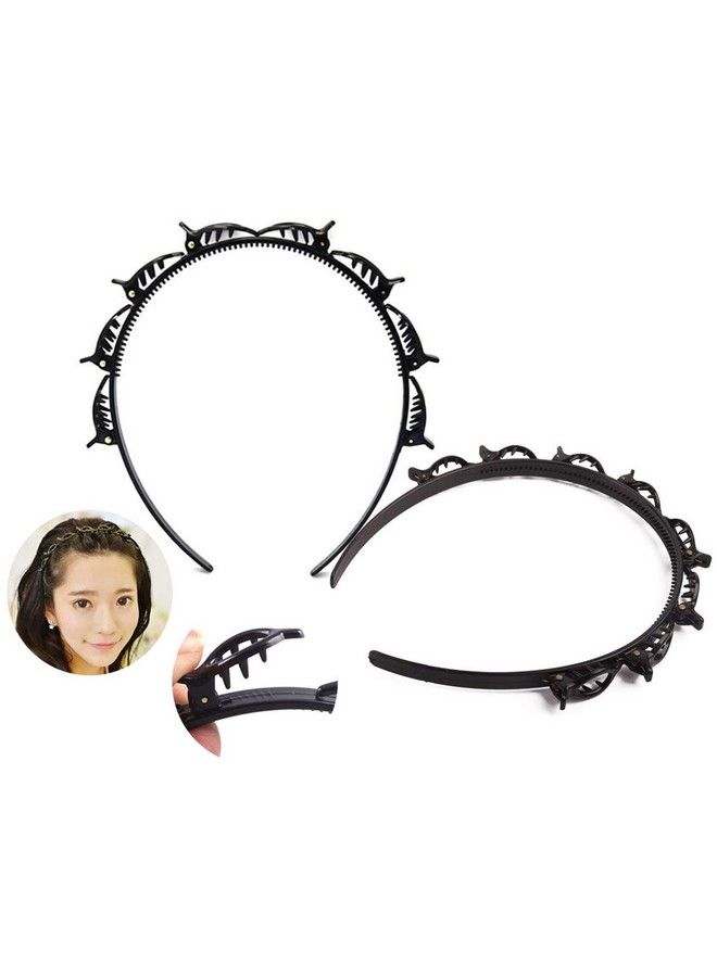 BHARATGAURAV - Hair Accessories Bharatgaurav Hair Styling Headband Hoop Hair Band Accessories Hair Hairstyle Hairpin Alligator Clips For Makeup Washing Face Yoga And So On (Pack Of 2)  - Image 2