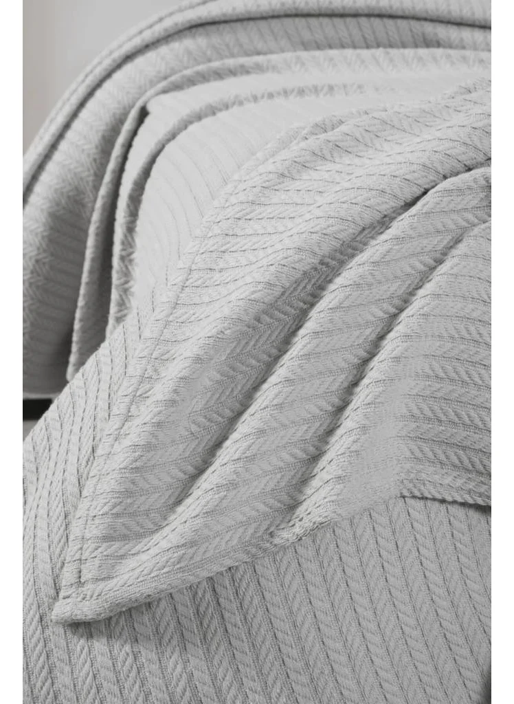 Mulberry Knitted Pique 100% Cotton Thick Yarn Soft King Size 240*260