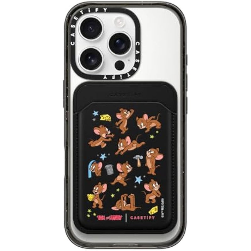 Casetify BioVeg Wallet 【Tom and Jerry Colab/Compatible with Magsafe】 - Jerry - Black - Image 2