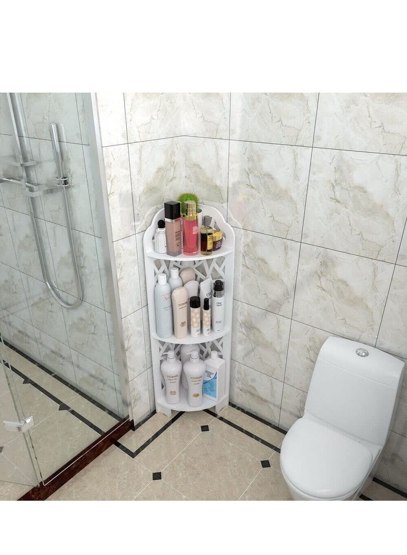 LINGWEI Corner Stand Bathroom Corner Shelf Storage Organizer For Bathroom  - Image 5