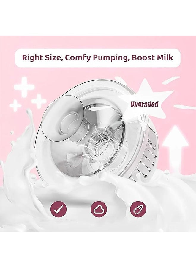 مضخة حليب الثدي 3PCS تدرج محول الثدي ، استبدال مضخة الثدي العملية لـ Momcozy S9 / S12 / S9pro / S12pro / Lansinoh / Bellababy ، درع مضخة الثدي القابلة للارتداء ، 17mm 19mm 21mm - Image 2