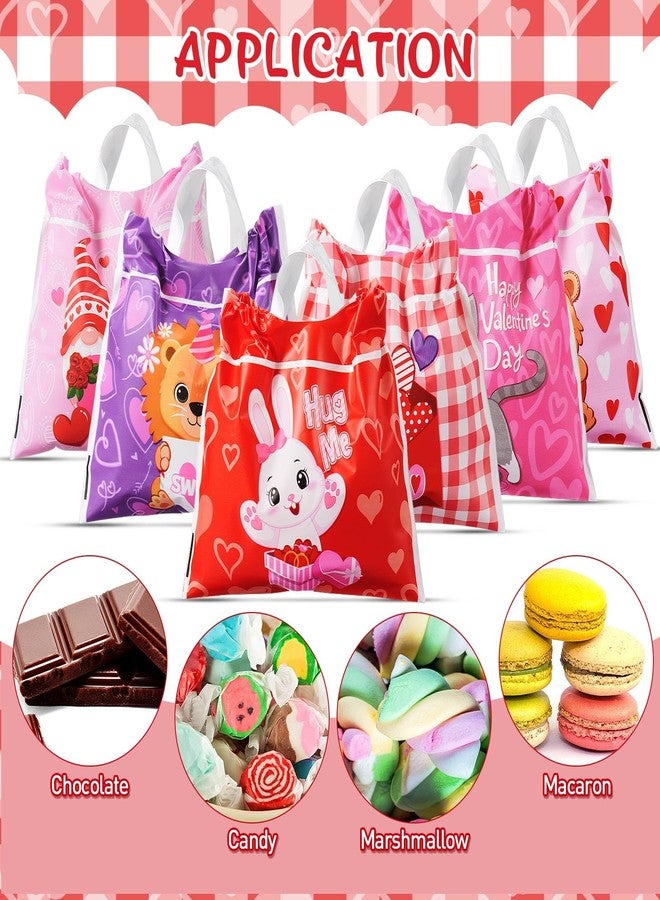 Funnymoom أكياس هدايا بلاستيكية من Funnymoom، 60 قطعة، لعيد الحب. أكياس هدايا لحفلات عيد الحب، أكياس برباط على شكل حيوانات لطيفة، مثالية لتوزيع الهدايا في حفلات عيد الحب، وهدايا الأطفال في الفصول الدراسية. - Image 4