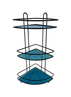 ALMUFARREJ Three-tier corner storage rack black 