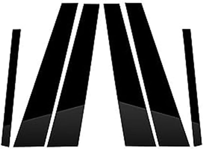 Vuzmode Glossy Black Window Pillar Posts Trim for BMW 7 Series - Image 1