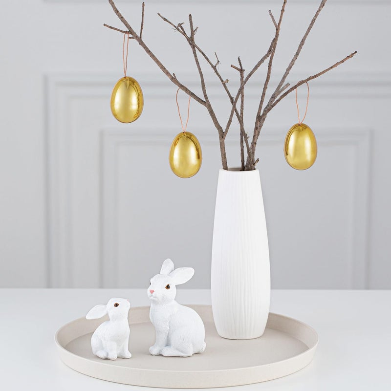 MAIBAOTA Large White Bunny Decor Easter Decoration for Home Spring Decoration for Home Table Decor Rabbit Figurines - Image 4