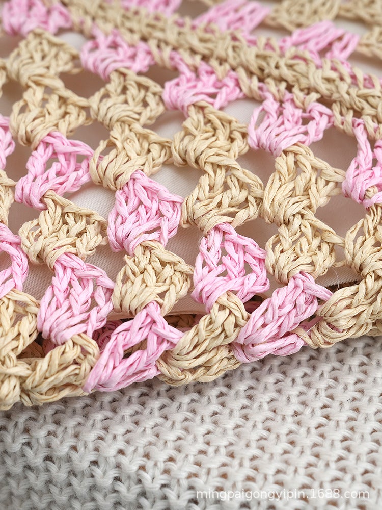 Internet-Famous Handmade Woven Hollow Bags Manufacturer Versatile Woven Bags For Commuting, Vacation, Travel, Straw Beach Bags - Image 4