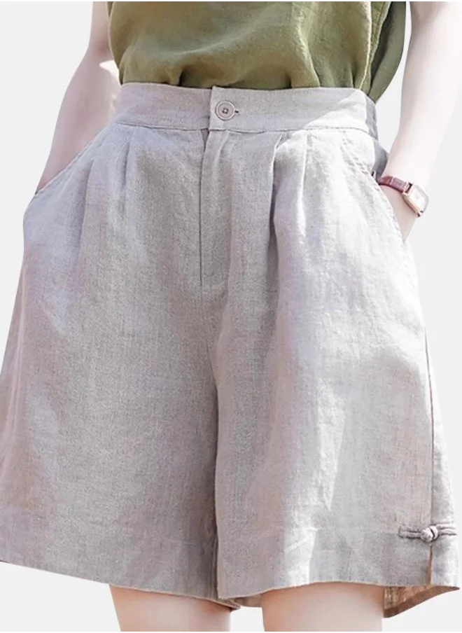 YUNIQEE Hemp Nature Solid Cotton Short