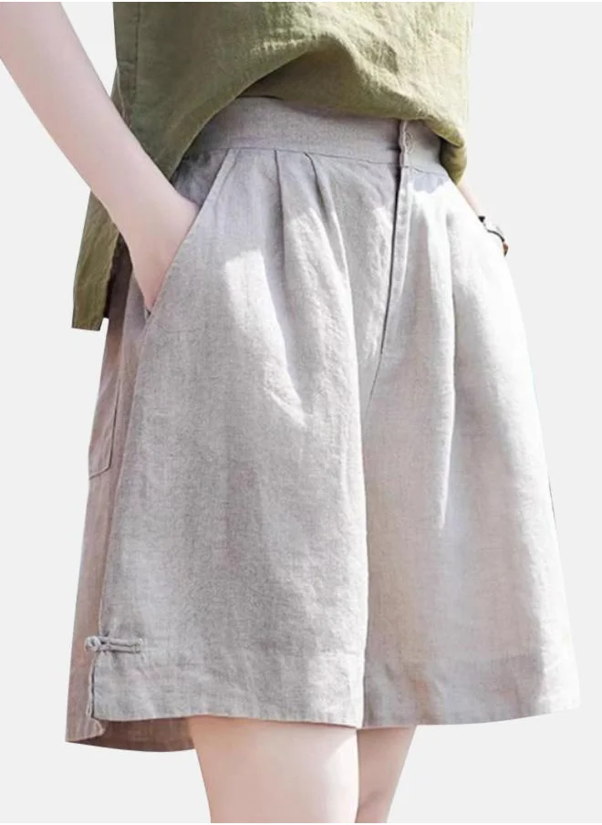 YUNIQEE Hemp Nature Solid Cotton Short