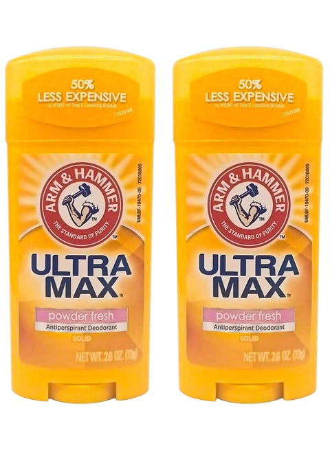 Pack Of 2 Arm And Hammer Ultra Max Powder Fresh 73 Gm
