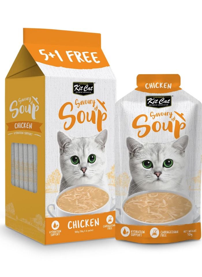 Kit Cat Savoury Soup Chicken 300g ( 6 X 50g ) - Image 1