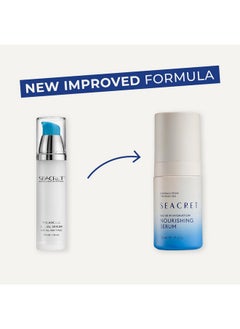 Seacret SEACRET Bio Skin Hydration Nourishing Serum | Hyaluronic Acid Serum for Face with Niacinamide & Antioxidants | Hydrating Serum for Face for All Skin Types | Night Serum & Daily Skincare - 1.7 FL.OZ  - Image 5