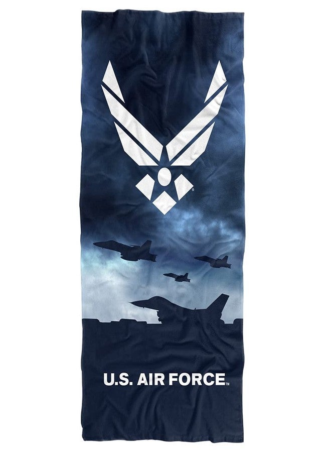 Trevco Air Force Take Off Officially Licensed Beach Towel 30" X 60" - Image 1
