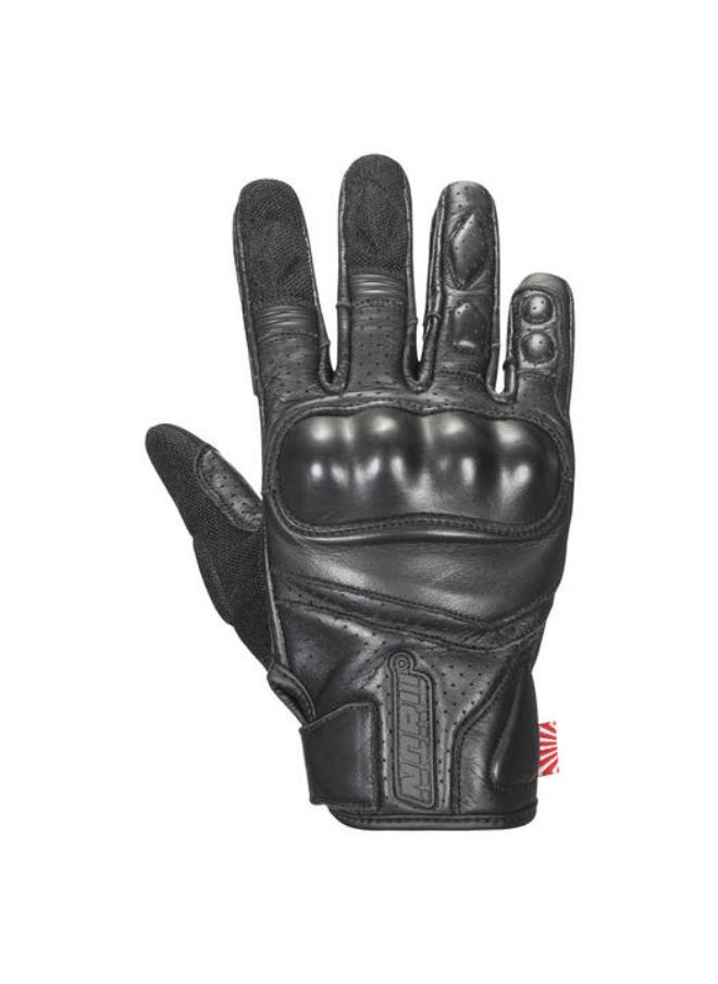 NORU MICHI LEATHER GLOVES BLACK SML 