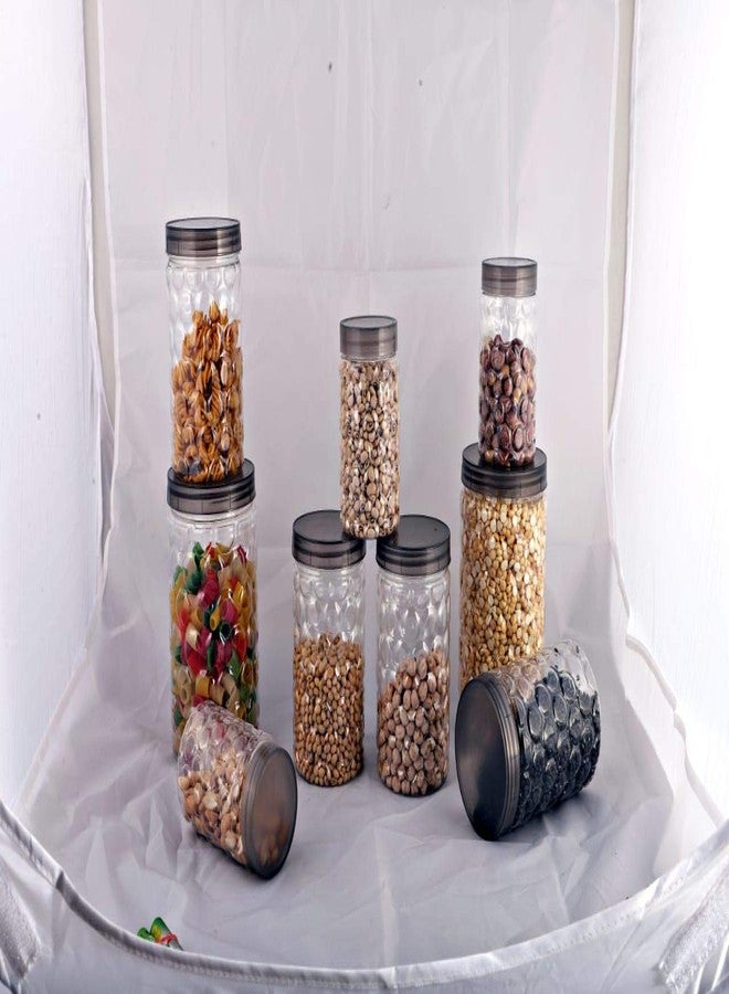 Filox Premium Airtight PET Kitchen Jar Set – Pack of 12 | Leak-Proof, BPA-Free Plastic Containers for Snacks, Dry Fruits, Tea, Coffee & Masala | 4 × 300ml, 4 × 650ml & 4 × 1200ml - Image 2