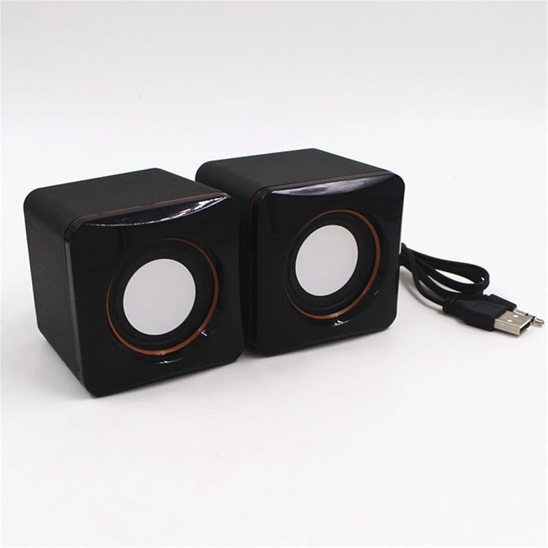 مكبر صوت صوت غائر للكمبيوتر مزود بمنفذ USB، سماعة سطح المكتب للألعاب لجهاز الكمبيوتر - Image 5