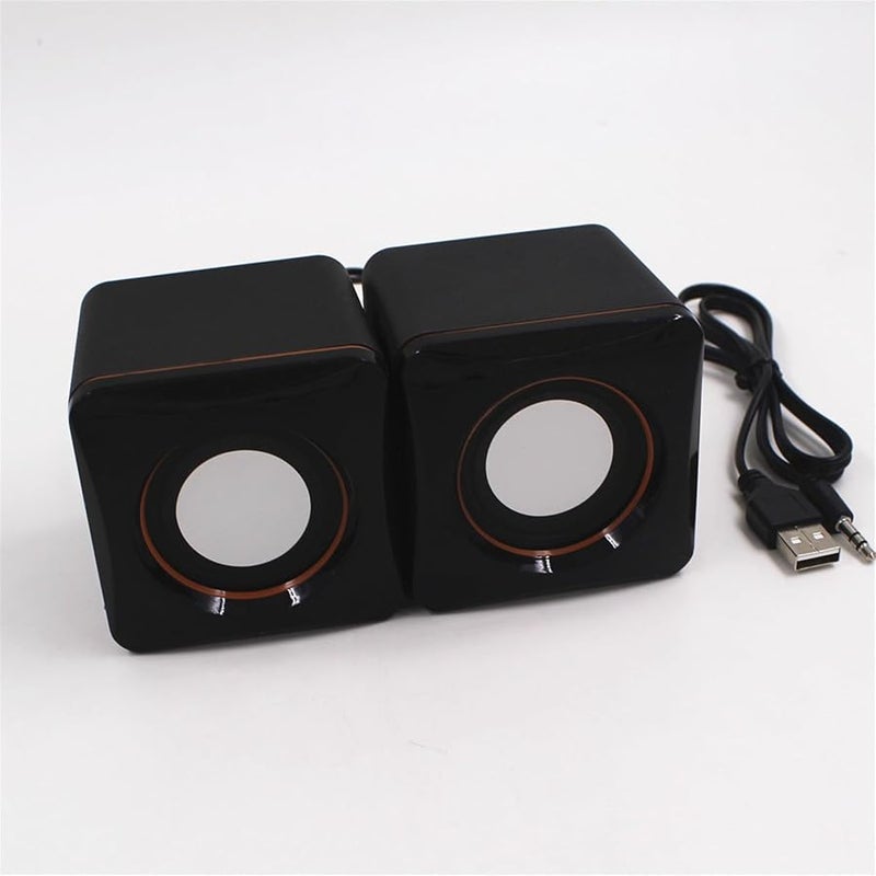 مكبر صوت صوت غائر للكمبيوتر مزود بمنفذ USB، سماعة سطح المكتب للألعاب لجهاز الكمبيوتر - Image 4