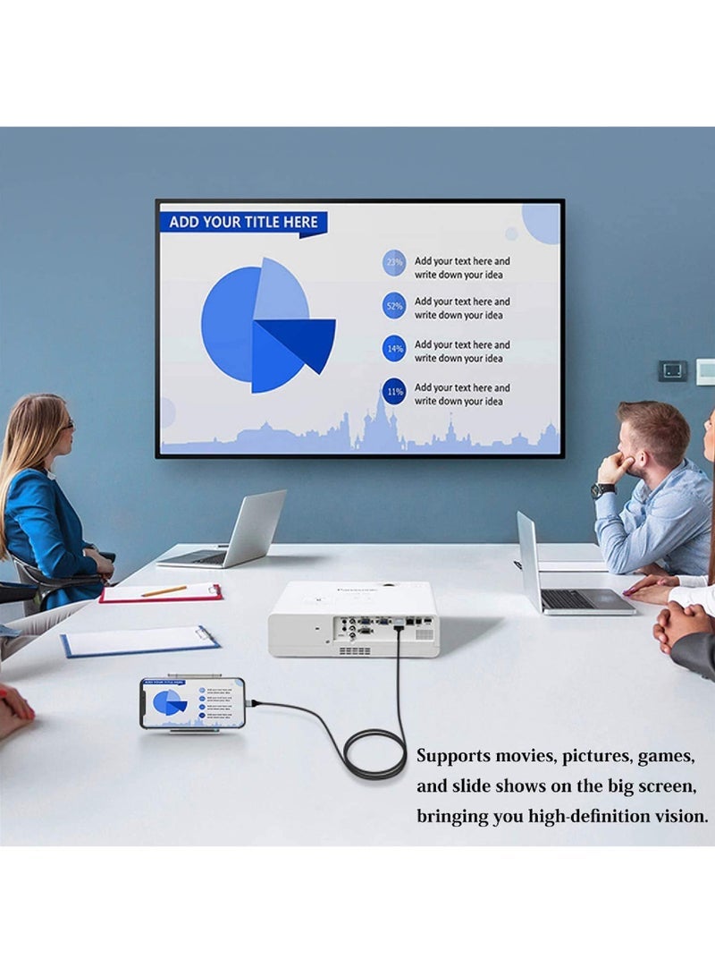 Captaintech [Apple MFi Certified】 Lightning to HDMI Adapter for Phone to TV Compatible with iPhone 14/13/12/11/X/8/ iPad Sync Screen Connector Directly Connect on HDTV/Monitor/Projector NO Need Power Supply - Image 4