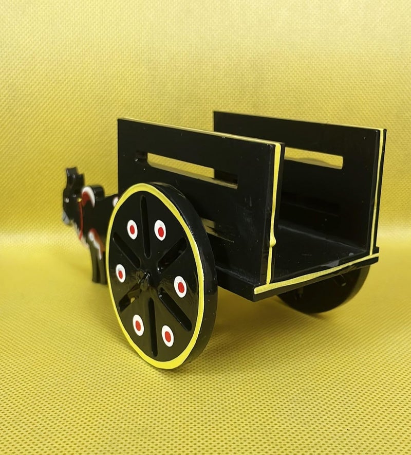 HAST SHILP Handmade Bullock Cart Black BCDE050 - Image 5