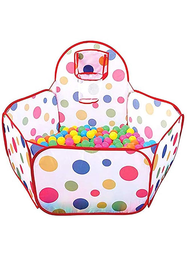 Webby Kids Play Zone Tent Theme With 50 Balls Multicolor - Image 2