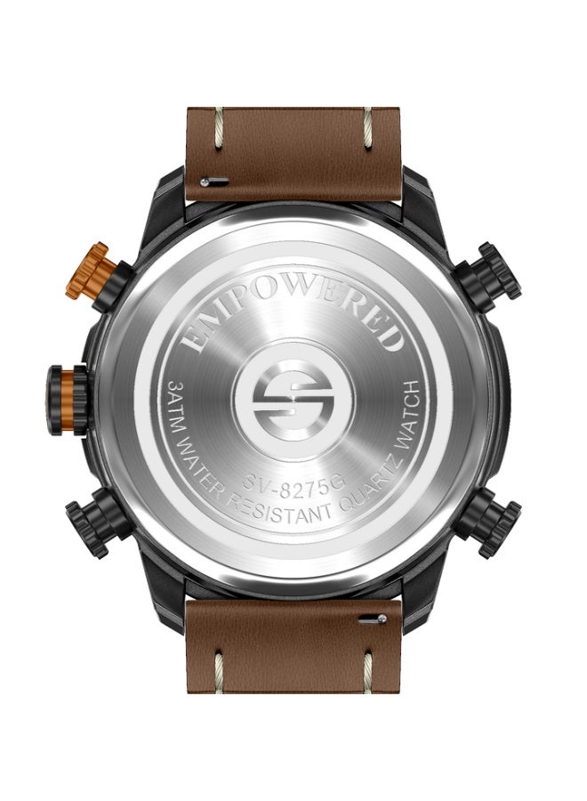 Sveston Stormmark Is a Gents Leather Watch Having 42mm Dial and Comes with Luxury Watch Case - Image 4