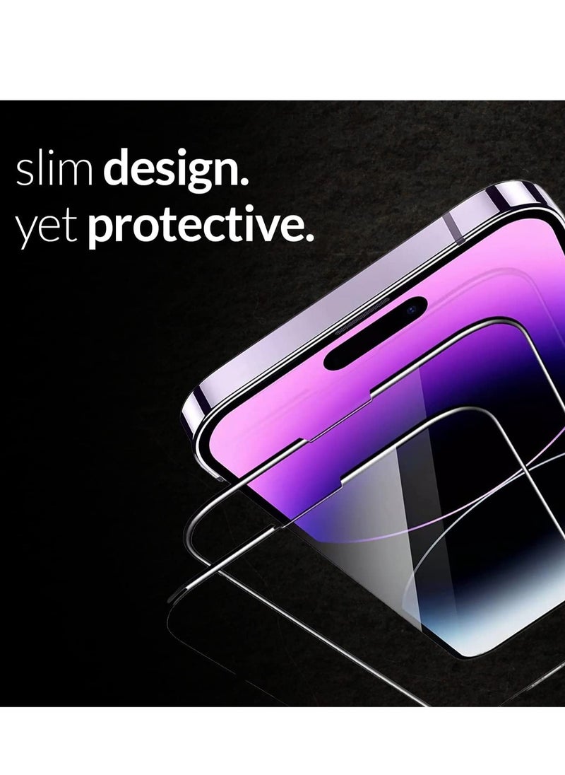 ELTRAZONE - 6 in1 iPhone 14 Pro Max Case with 2 Set Lens Protector + 2 Pcs 9H Tempered Glass Screen Protector No Yellowing Full Body Protection Clear Shockproof Protective Case Clearing Kit Free - Image 1
