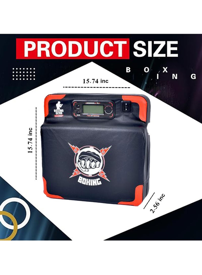 BlueFire Smart Punch Tracking Boxing Wall Set – Wall-Mounted Punching Pad with Electronic Scoreboard, Impact Force Sensors, Real-Time Feedback – Home & Gym Training for Men & Women - Image 4