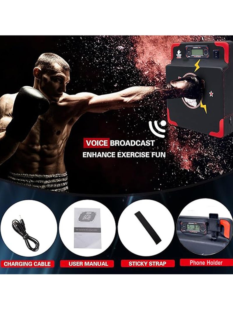 BlueFire Smart Punch Tracking Boxing Wall Set – Wall-Mounted Punching Pad with Electronic Scoreboard, Impact Force Sensors, Real-Time Feedback – Home & Gym Training for Men & Women - Image 5