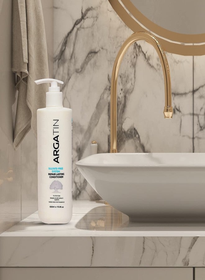 ARGATIN Keratin Conditioner, Sulphate-Free, Moisturizing & Repairing for Damaged Hair-500ml - Image 4