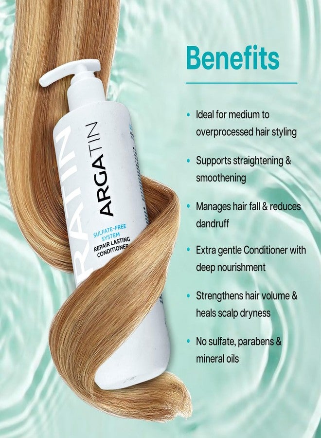 ARGATIN Keratin Conditioner, Sulphate-Free, Moisturizing & Repairing for Damaged Hair-500ml - Image 5