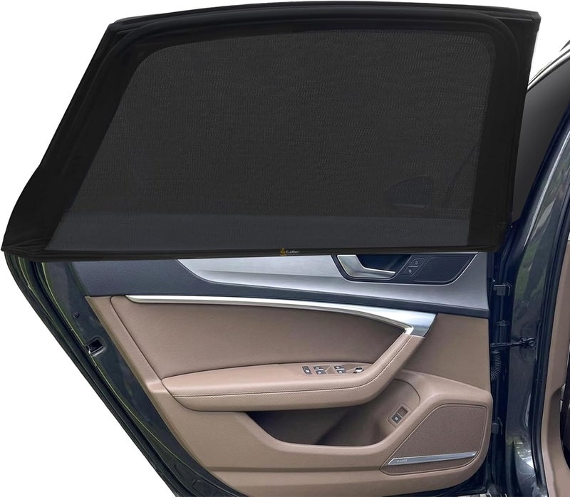 EcoNour Full Breathable Sunshade Mesh Backseat - 2 Pack for Rear Side Window Shade - Image 1