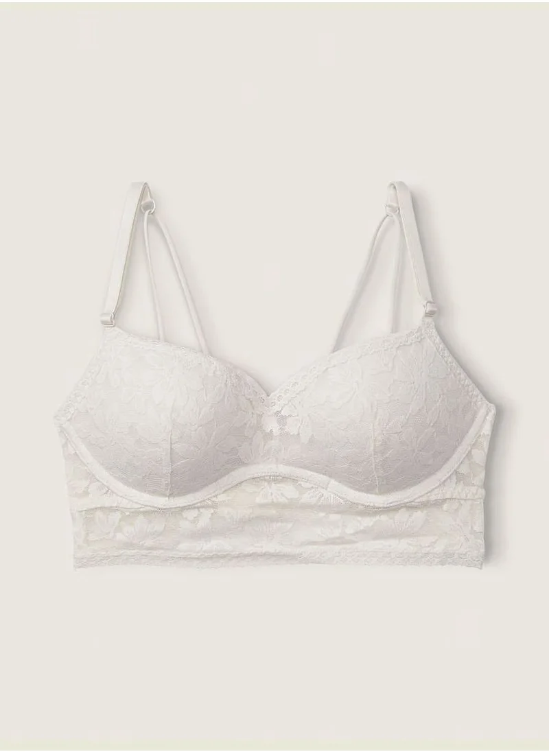 PINK Lace Push-Up Bralette