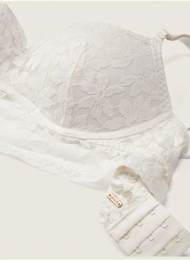PINK Lace Push-Up Bralette