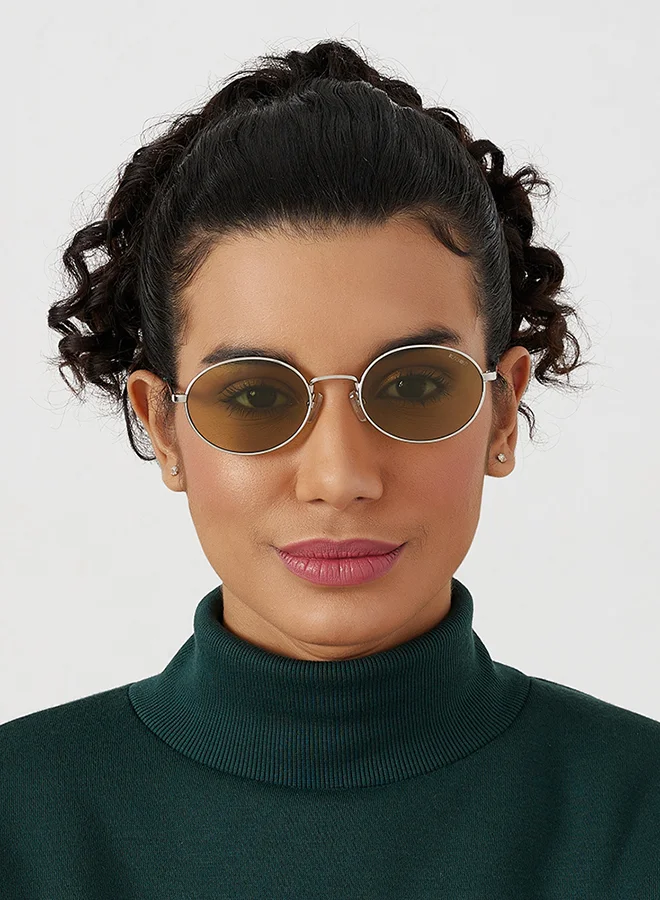 Blackout BlackOut BASE Unisex Oval Sunglasses with UV400 Protection