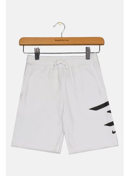 Kids Boy Sportswear Fit Running Short, White
