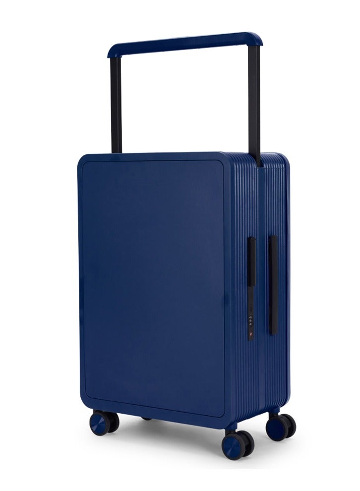 LIMRA Travel Bag It contains two compartments From Limra Made Of PC Cabin Carry Check-In Luggage Trolley Size 20 inch Color Blue - Image 2