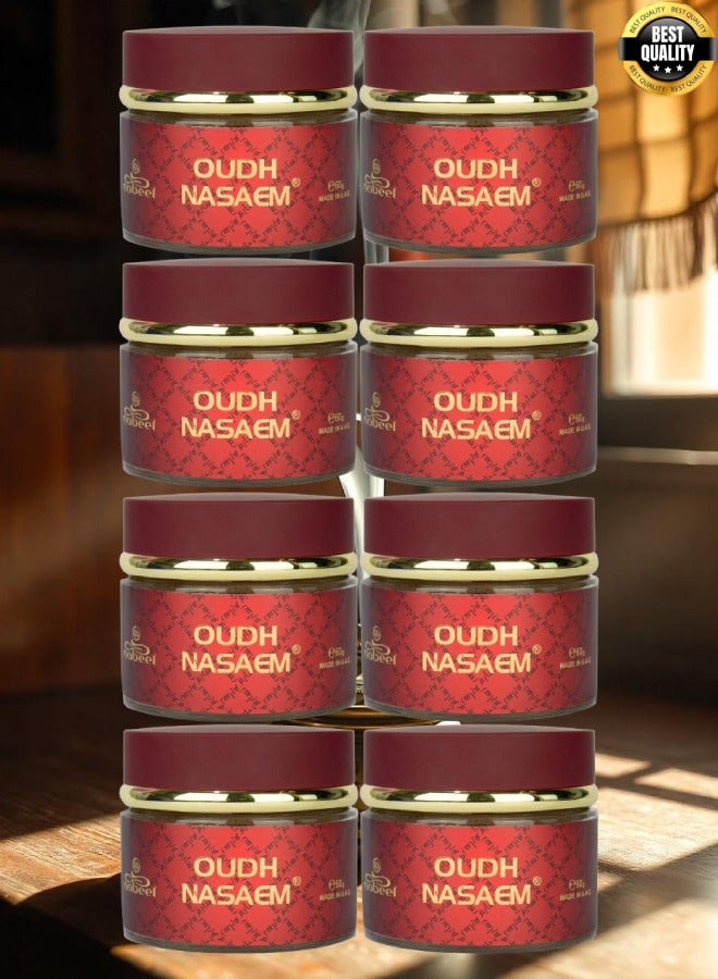 Nabeel 8 Pieces Oudh Nasaem 60g - Image 1