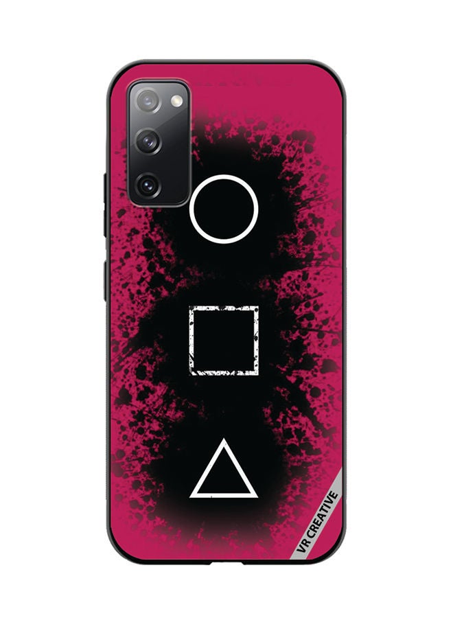 VR CREATIVE Protective Case Cover For Samsung Galaxy S20 FE 5G Squid Game Design Multicolour - Image 1