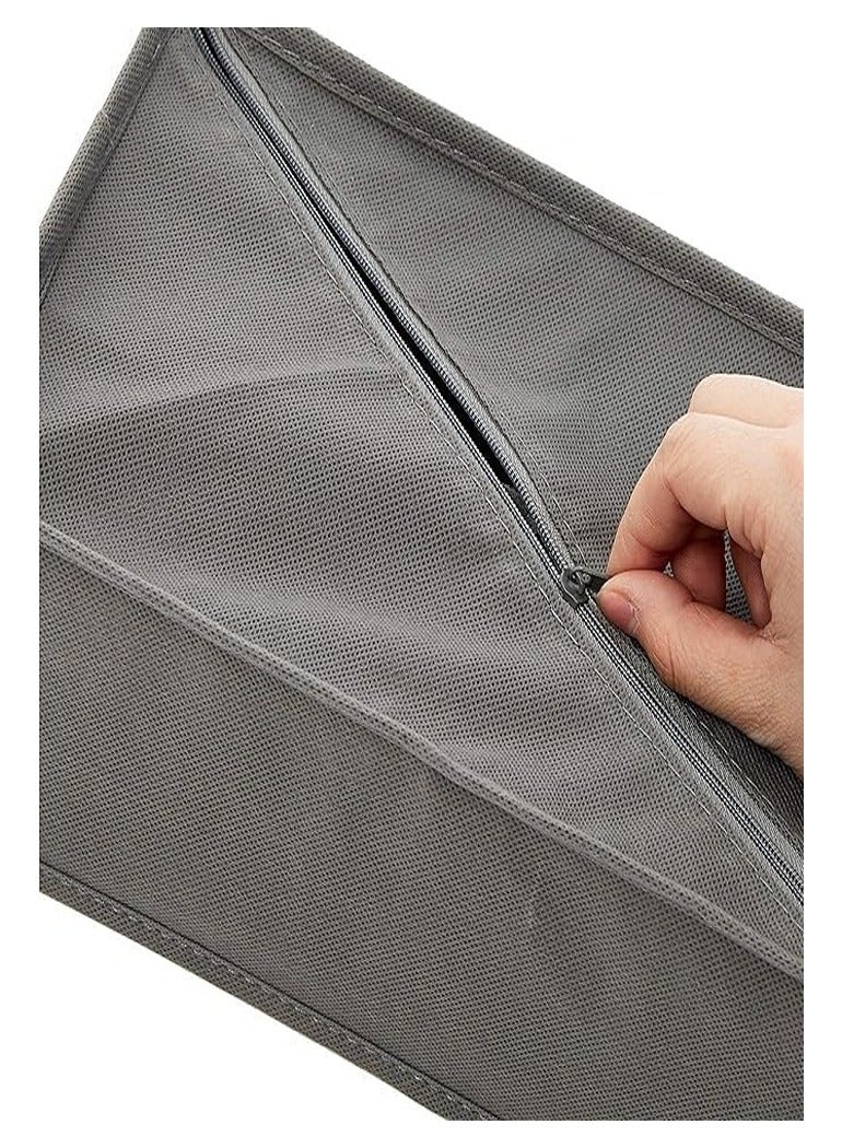 Drawer Organizer for Socks and Underwear, 4 Pack, Closet Sock Organizer and Storage Boxes for Underwear, Bras, Underwear  - Image 4