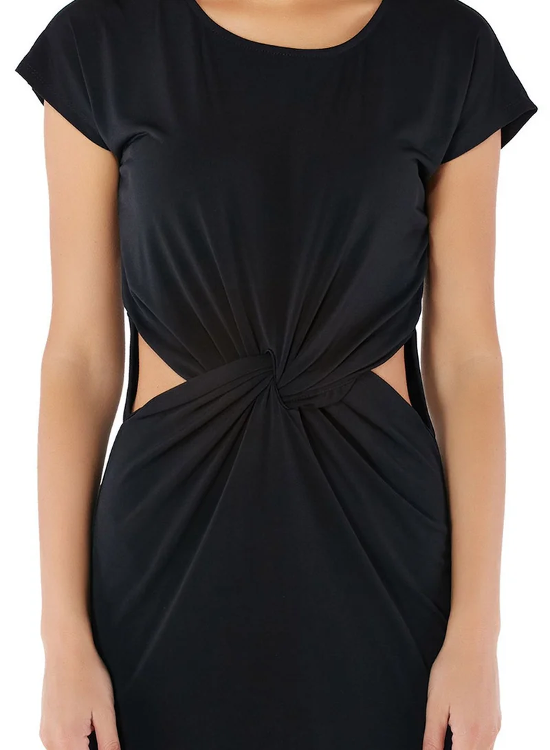 GLAMOROUS Gathered Front Dress