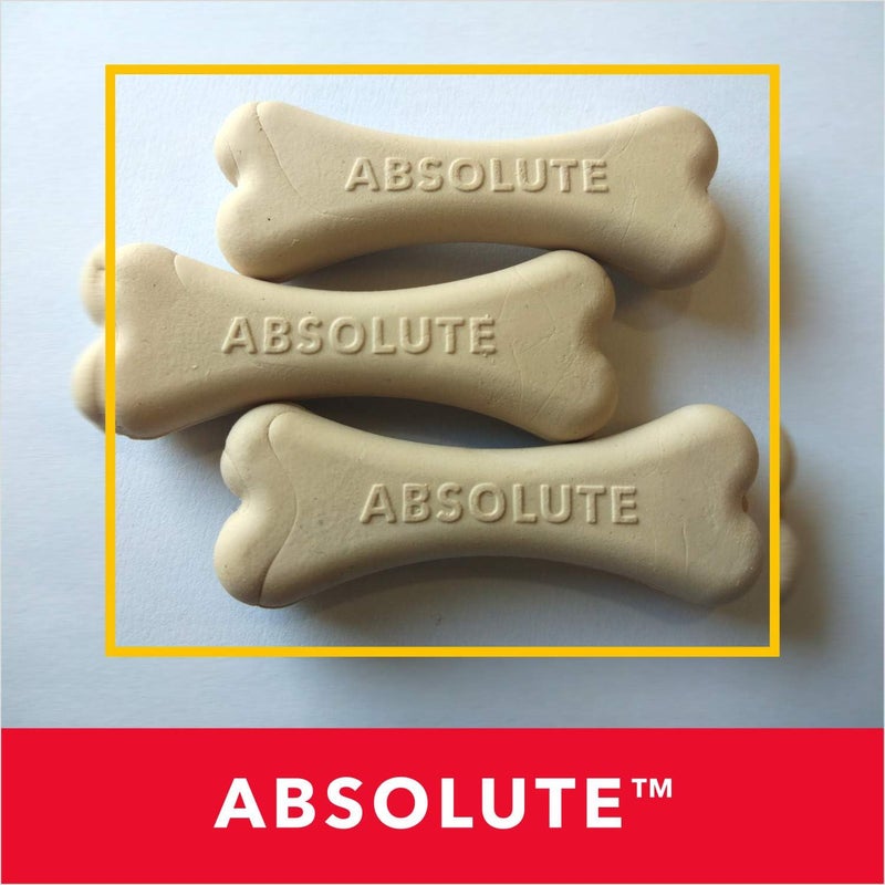 Drools Absolute Dog Bone Treats, Milk Flavour 300G 20Peices Jar, All Life Stages - Image 3