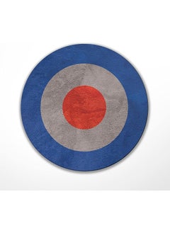 1 X Raf Roundel Round Mouse Mat Symbol Mod Badge Target Desk Accessories Computer Office Work Home Mousemat Mousepad Pad Pc It Gift 81534