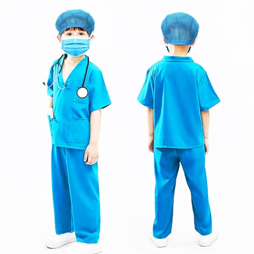 Fancy Agents Doctor Surgeon dress for kids | Surgeon Dress for Kids | Surgeon Costume for| Doctor Surgeon Fancy Dress Costume for Kid Boy/Girls (4-6 Years) - Image 1