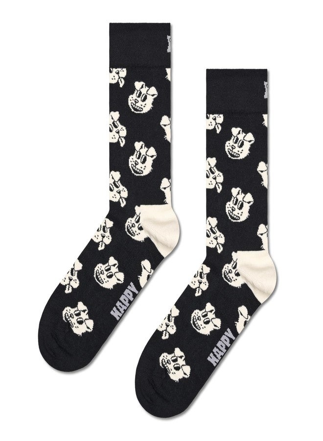 Happy Socks 2-Pack Pets Socks Gift Set, Black, M/L - Image 5