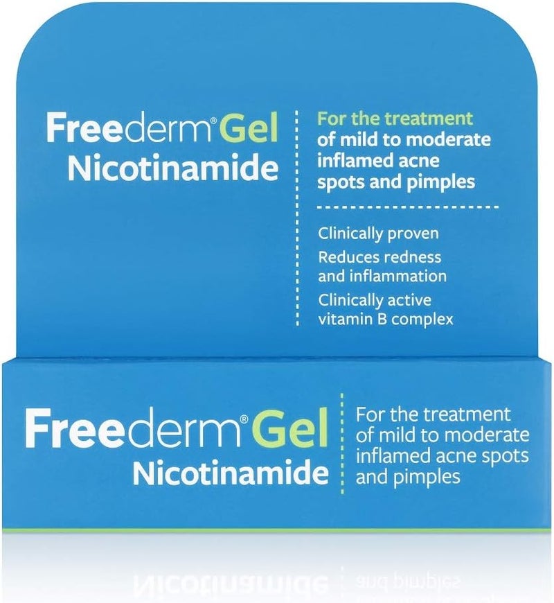 Freederm Gel With Nicotinamide For Mild to Moderate Inflamed Acne Spots and Pimples 10g