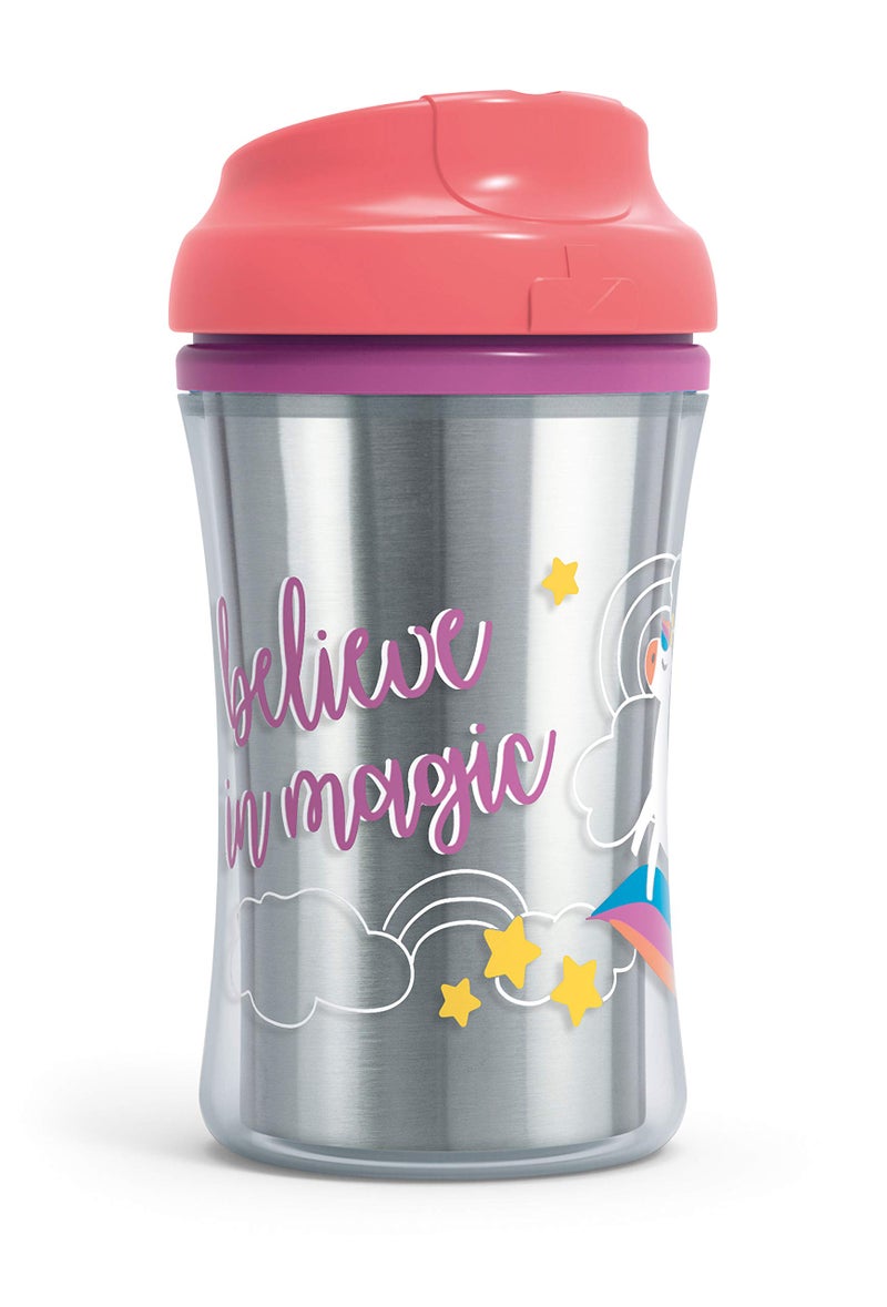 NUK First Essentials by NUK Seal Zone Insulated Cup-Like Rim Sippy Cup, 9 oz, 2 Count (Pack of 1) - Image 3