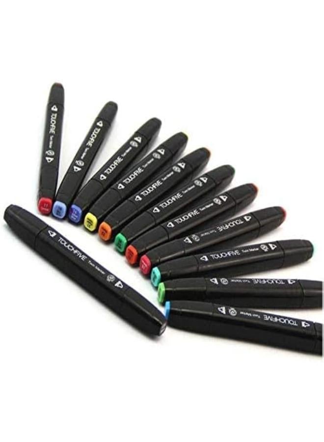 TOUCHFIVE 80 Colors -5 Alcohol Graphic Pens - Image 2