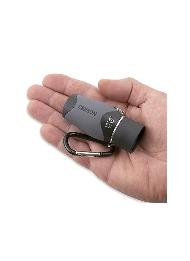 Carson Minimight 6X18Mm Pocket Monocular With Carabiner Clip (Mm-618)  - Image 3