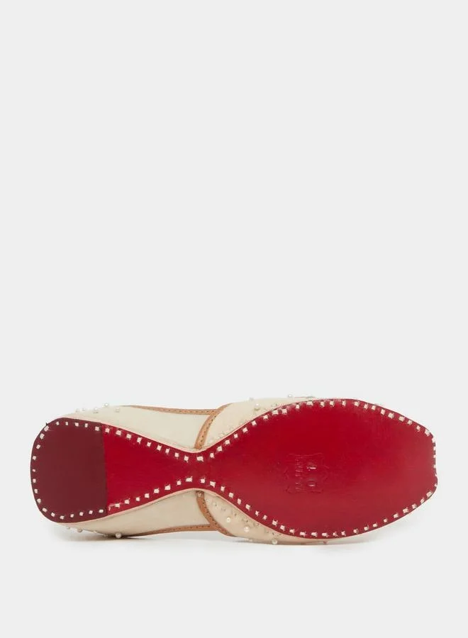 Styli Ethnic Embellished Flat Shoes