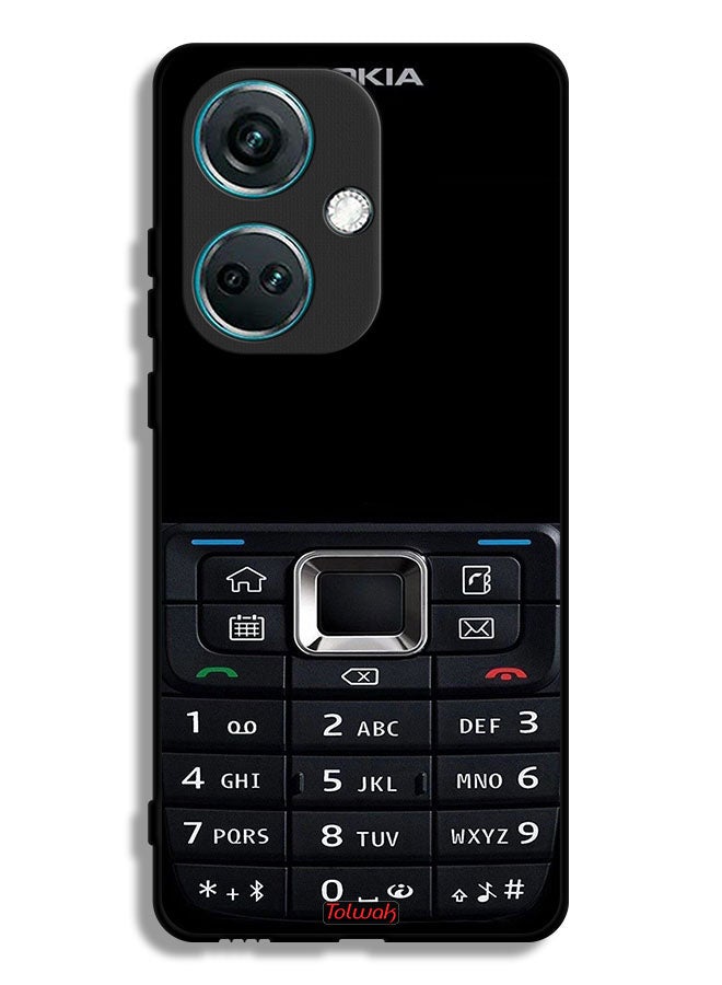 Tolwak OnePlus Nord CE3 Protective Case Cover Old Phone Pattern - Image 1